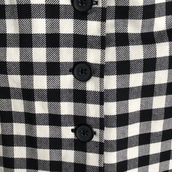 L’Academie Black White Checker Cropped Top XL NWT Coastal Cowgirl - Picture 6 of 11